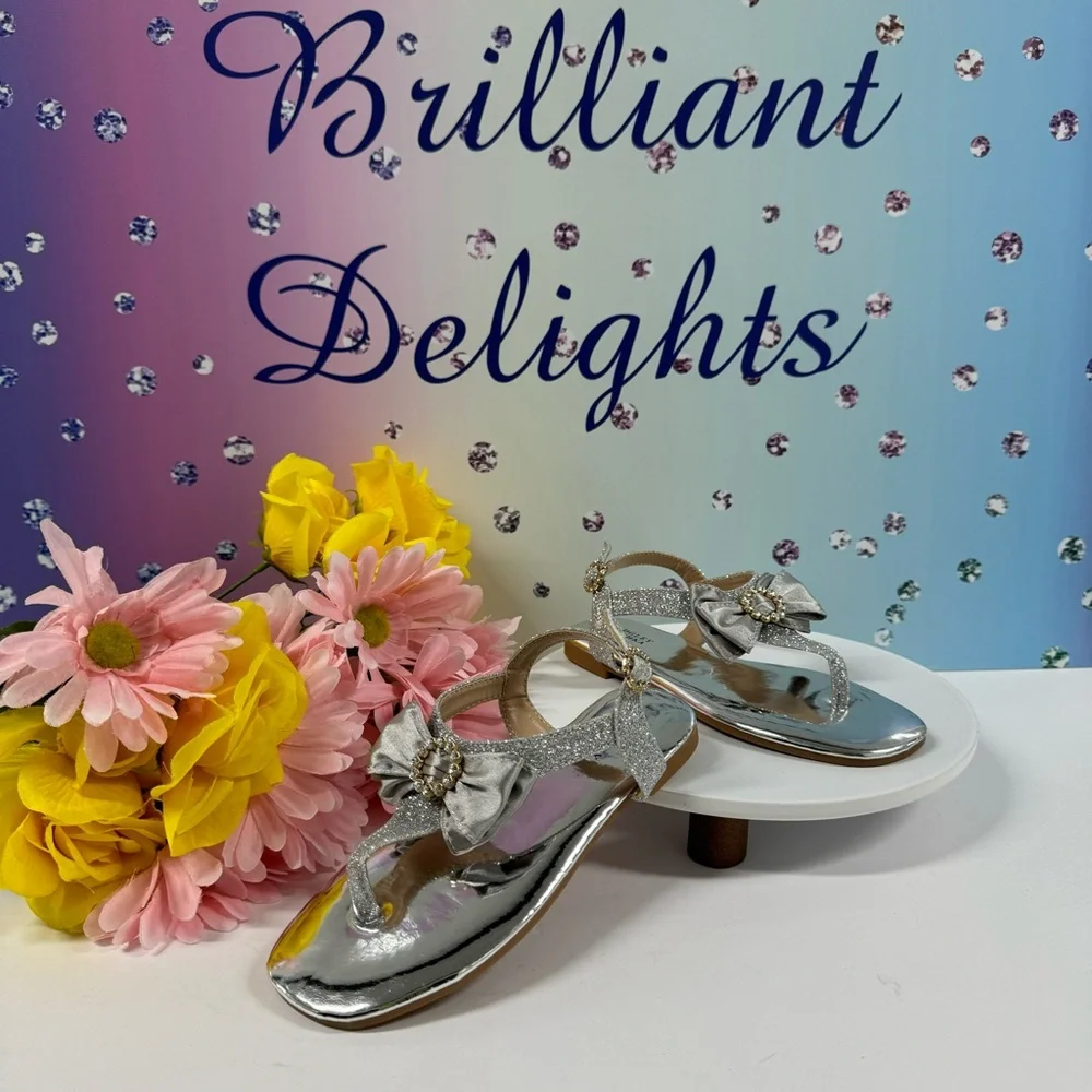 💎BM GIRLS GLITTER CRYSTAL SANDALS